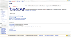 Desktop Screenshot of docs.opendap.org